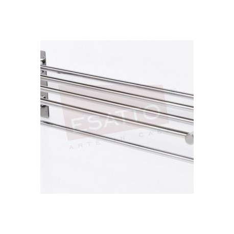 Repisa toallero hotelero rack parrilla cromo AC-011