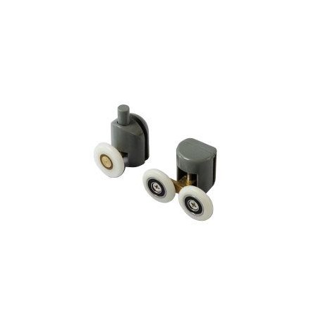 Set de 2 carretillas rodamientos dobles y sencillos para cancel HE-012