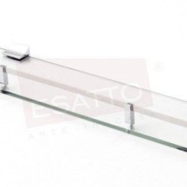 Repisa vidrio cromo AC-030