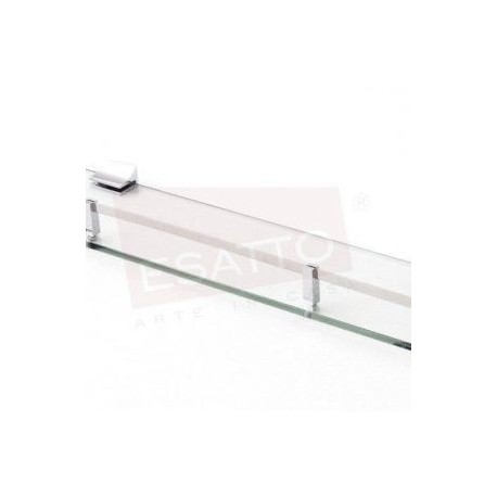 Repisa vidrio cromo AC-030