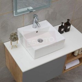 Econokit Arial paquete lavabo con llave monomando y desagües