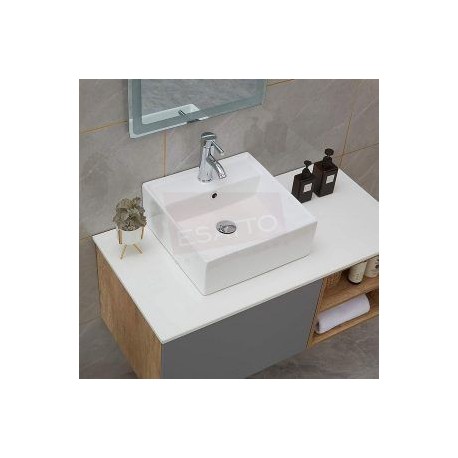 Econokit Arial paquete lavabo con llave monomando y desagües